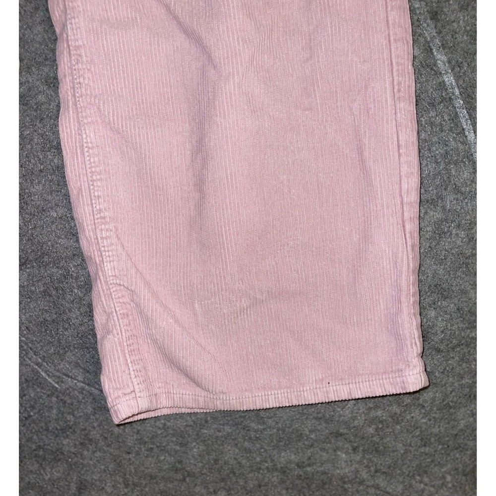 Topshop Pink Corduroy Wide Leg Pants Women's W26 L30 Y2K‎ - Picture 2 of 9